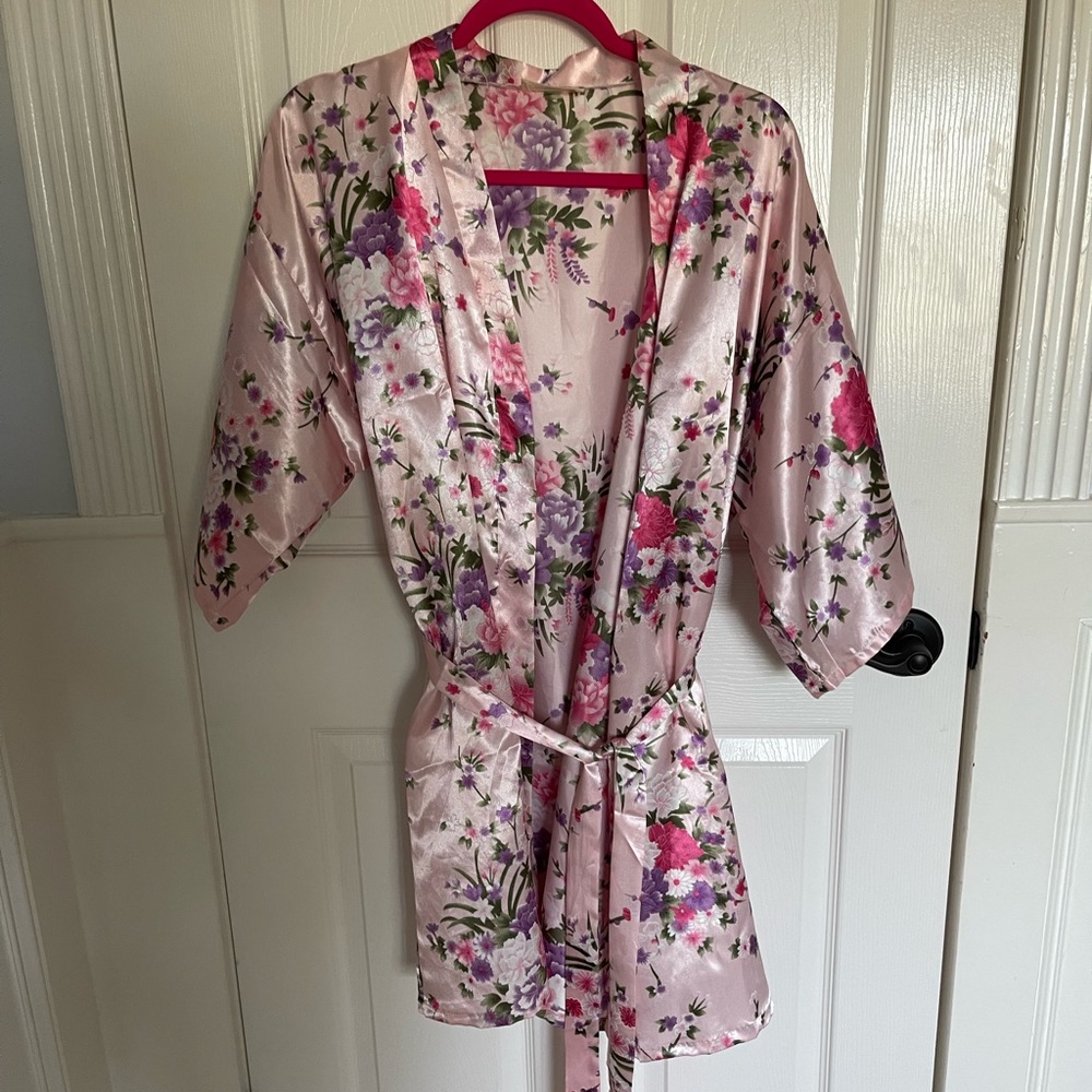 Silk robe